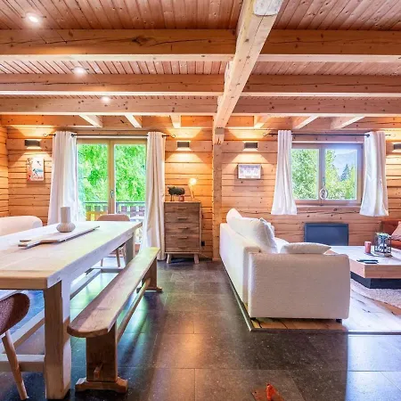 Cosy Et élégant 6-8pers, Ski, Piscine, Sauna Chalet