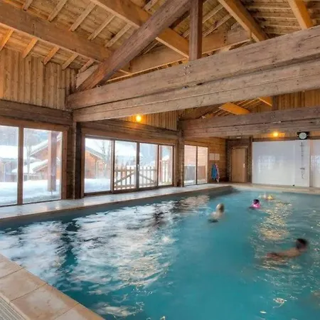 Cosy Et élégant 6-8pers, Ski, Piscine, Sauna Chalet Morillon